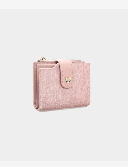 FOXER Women's Soft PU Leather Coin Wallet