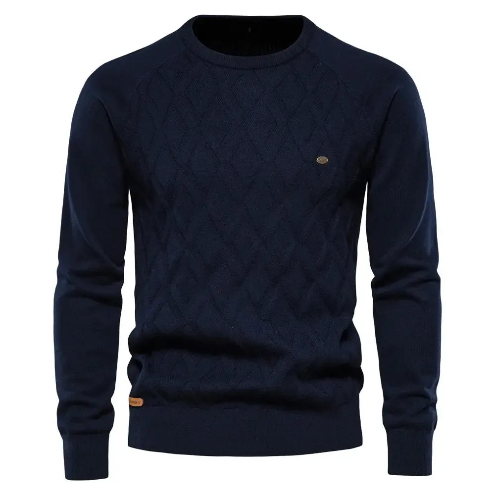 AIOPESON Argyle Basic Men Sweaters - ShopHub