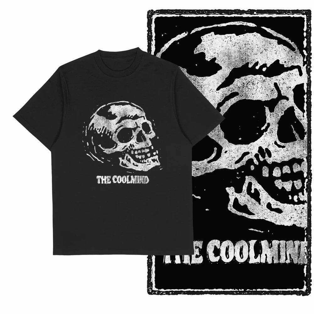 COOLMIND X0103 Skull Beginnings Graphic Tee