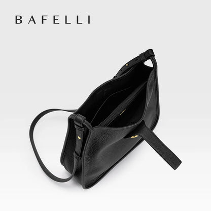 BAFELLI Natural Cattle Leather Bucket Bag
