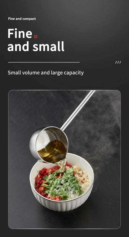 304 Stainless Steel Sauce Spoons with Long Handle