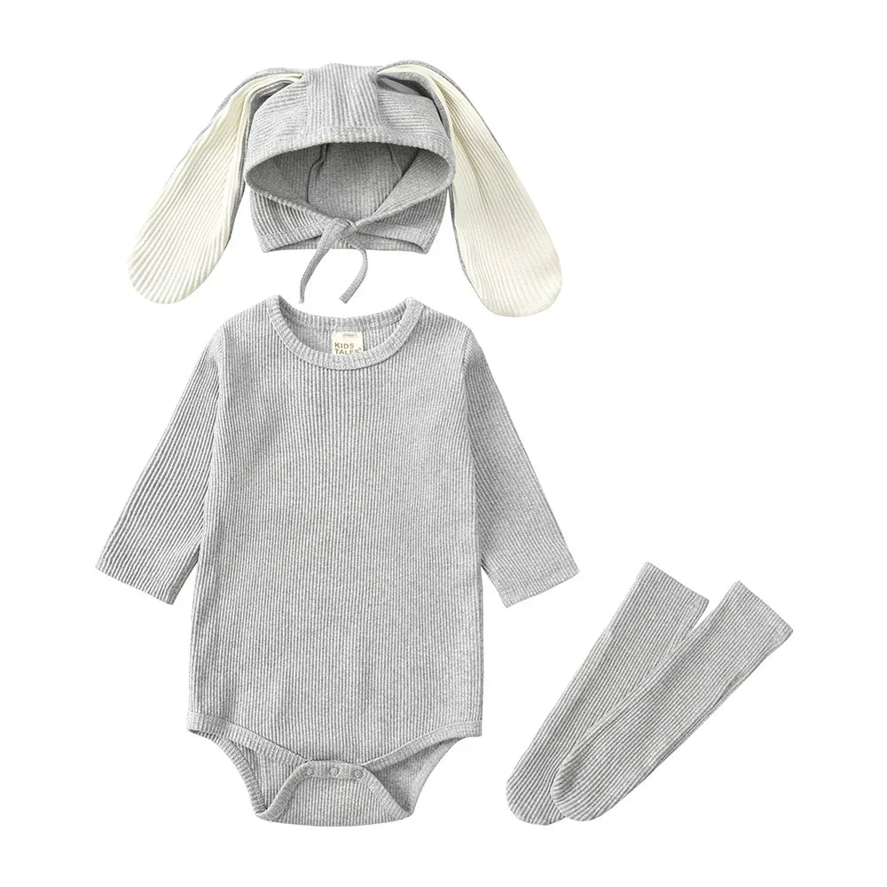 Kids Tales Bunny Days Cotton-Blend Baby Outfit