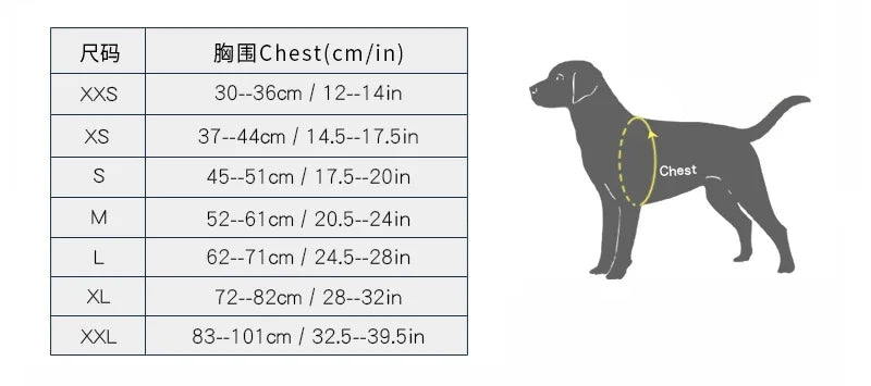 TRUELOVE High-Performance Foul Weather Jacket Dog Harness Vest Combination High-grade Nylon 66 Waterproof Keep Pet Warm YG1871