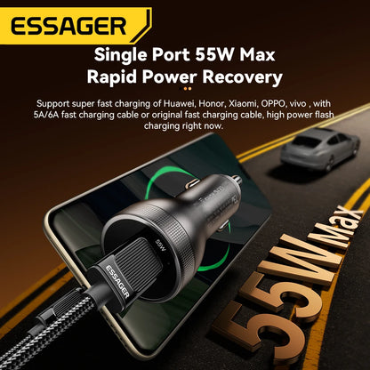 Essager 73W USB C Car Charger