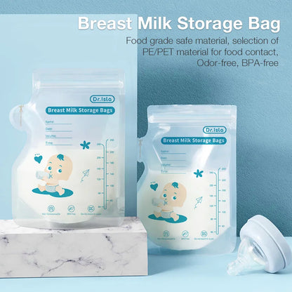 MAMIJOY Breast Milk Storage Bag 250ml/30Pcs Disposable