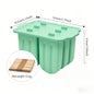 Silicone Popsicle Mold with Lid for Easy Ice Cream Making - Practical Kitchen Tool & Accessory