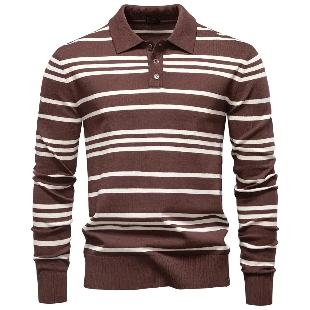 AIOPESON Colour Block Polos - ShopHub