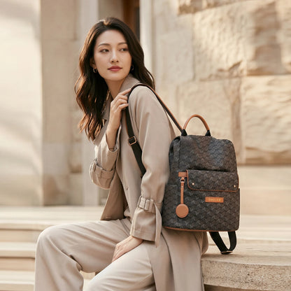 ZOOLER Nylon Embossed Backpack