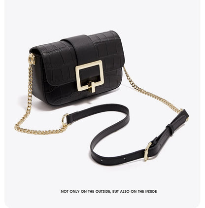 FOXER Split Leather Fashion Women Shoulder Bag Lady Crossbody Handbag Gift for Wife, Girlfriend