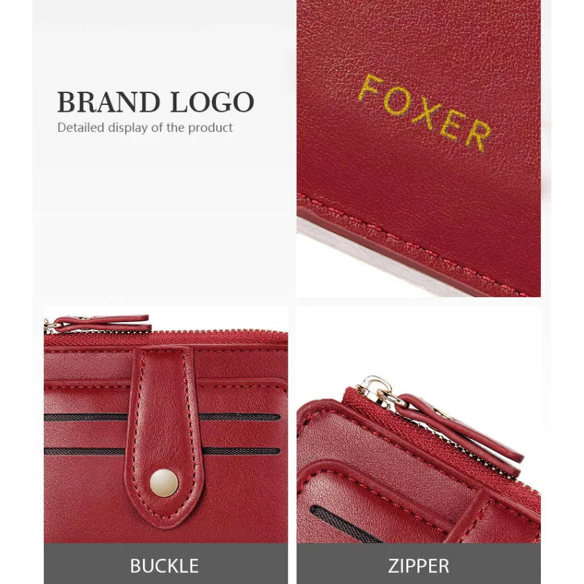 FOXER PU Leather Short Wallet