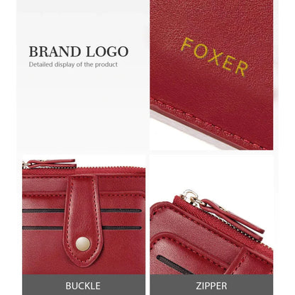 FOXER PU Leather Short Wallet