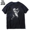 COOLMIND Space & Moon Graphic Cotton T-Shirt | Men's Relaxed Style