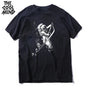COOLMIND Space & Moon Graphic Cotton T-Shirt | Men's Relaxed Style
