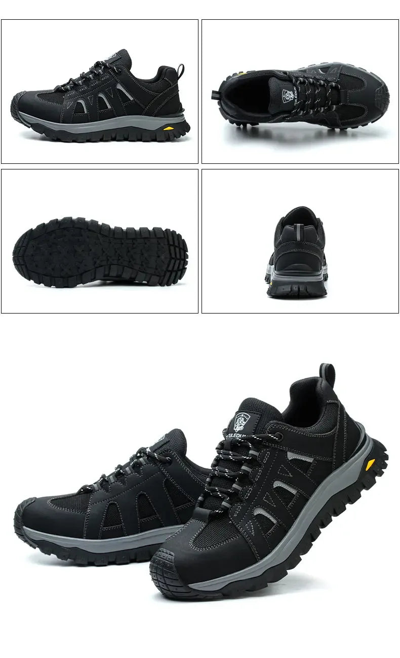 Kankeirr Men’s Steel Toe Work Shoes - ShopHub