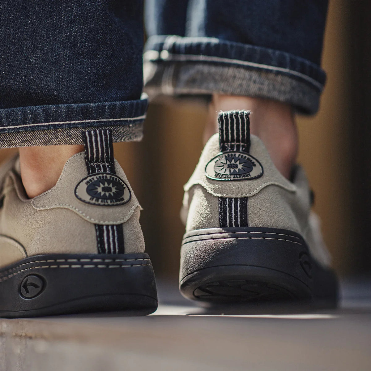 Grey Elevation Men's Chunky Platform Sneakers