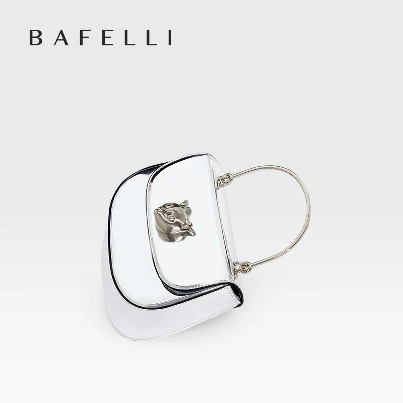 BAFELLI 2026 NEW WOMEN'S HANDBAG CAT EVENING PURSE LUXURY BRAND DESIGNER STYLE FASHION CASUAL CROSSBODAY LEATHER STYLISH