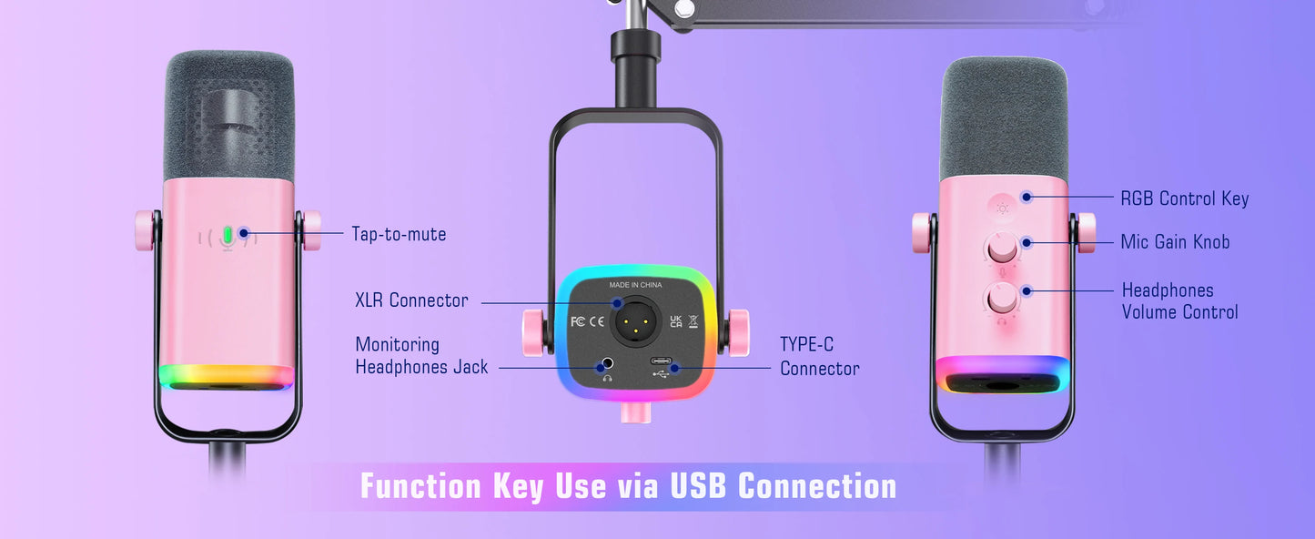 FIFINE Gaming Dynamic Microphone Kit - Elevate Your Audio Experience with Stunning Sound Quality