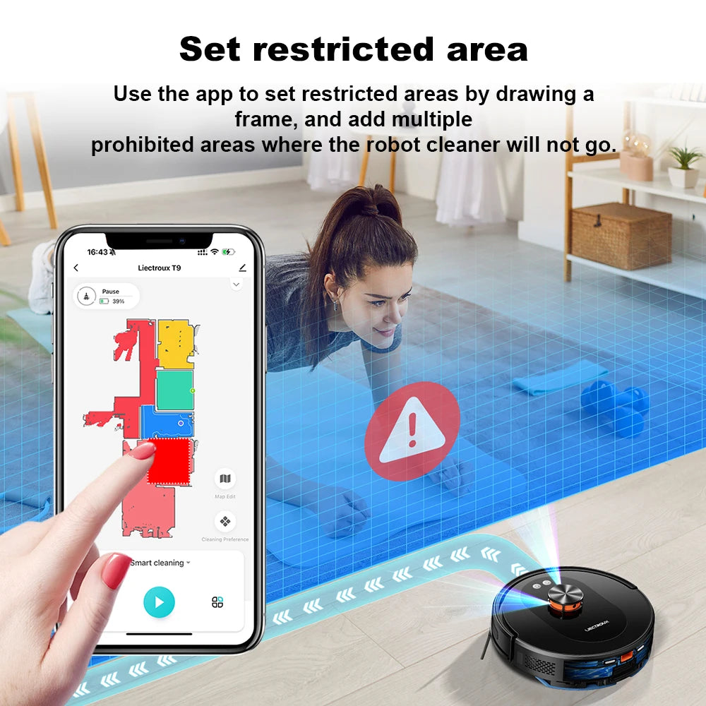2026 Liectroux T9 Robot Vacuum Cleaner