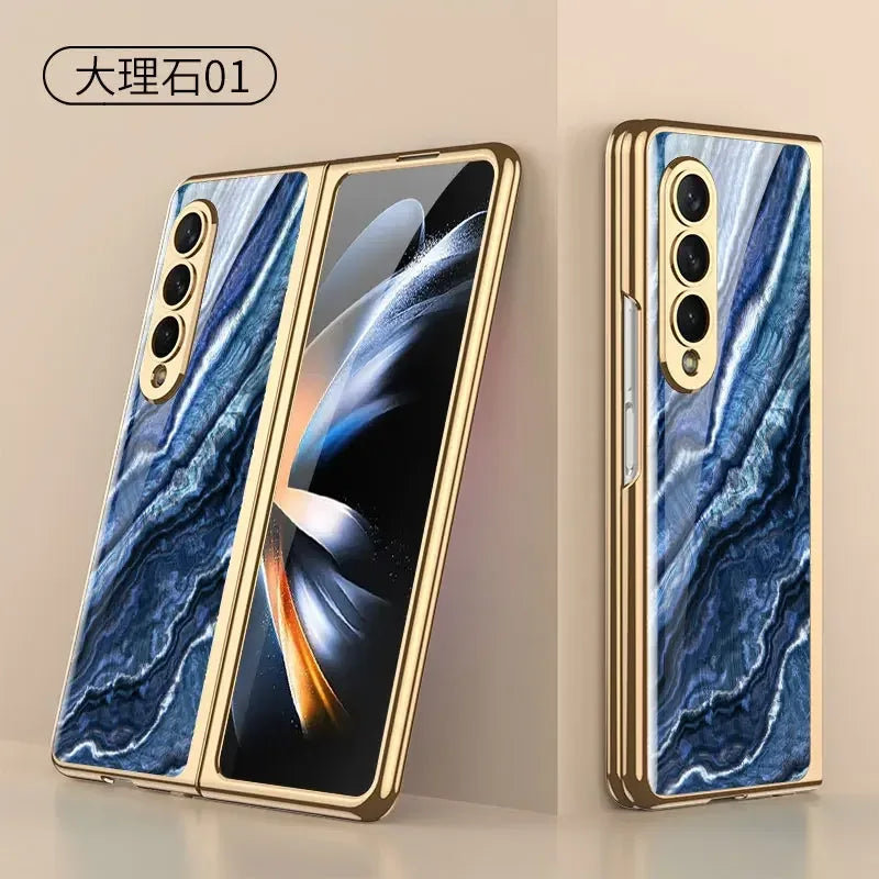 GKK Luxury Plating Frame Case for Galaxy Z Fold 3,4 & 5 - ShopHub