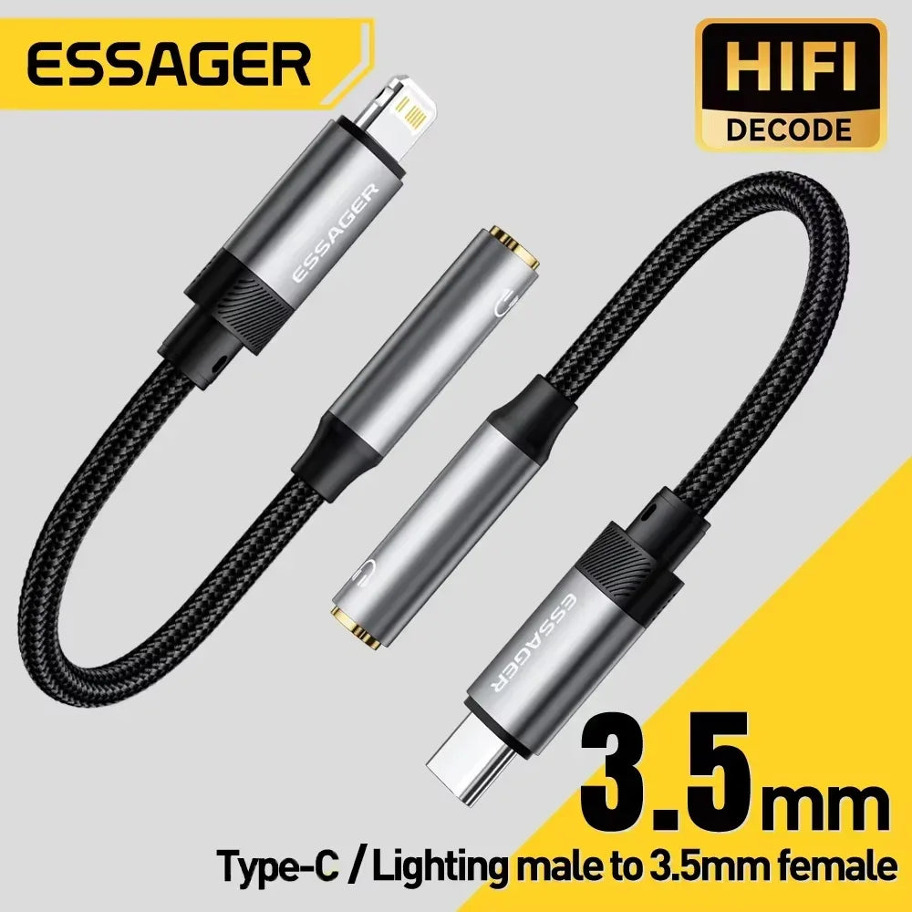 Essager Type C to 3.5mm Jack AUX Cable - ShopHub