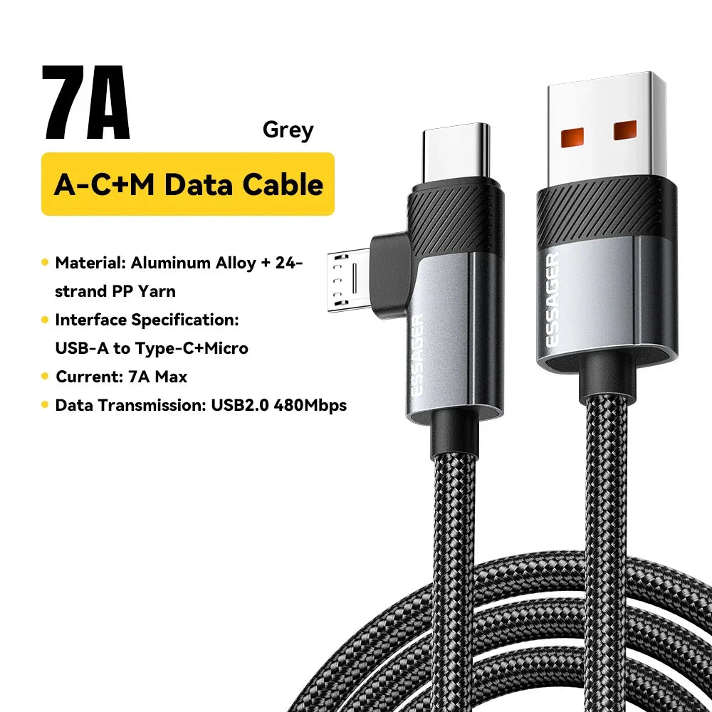 Essager 2 in 1 USB C Cable - ShopHub