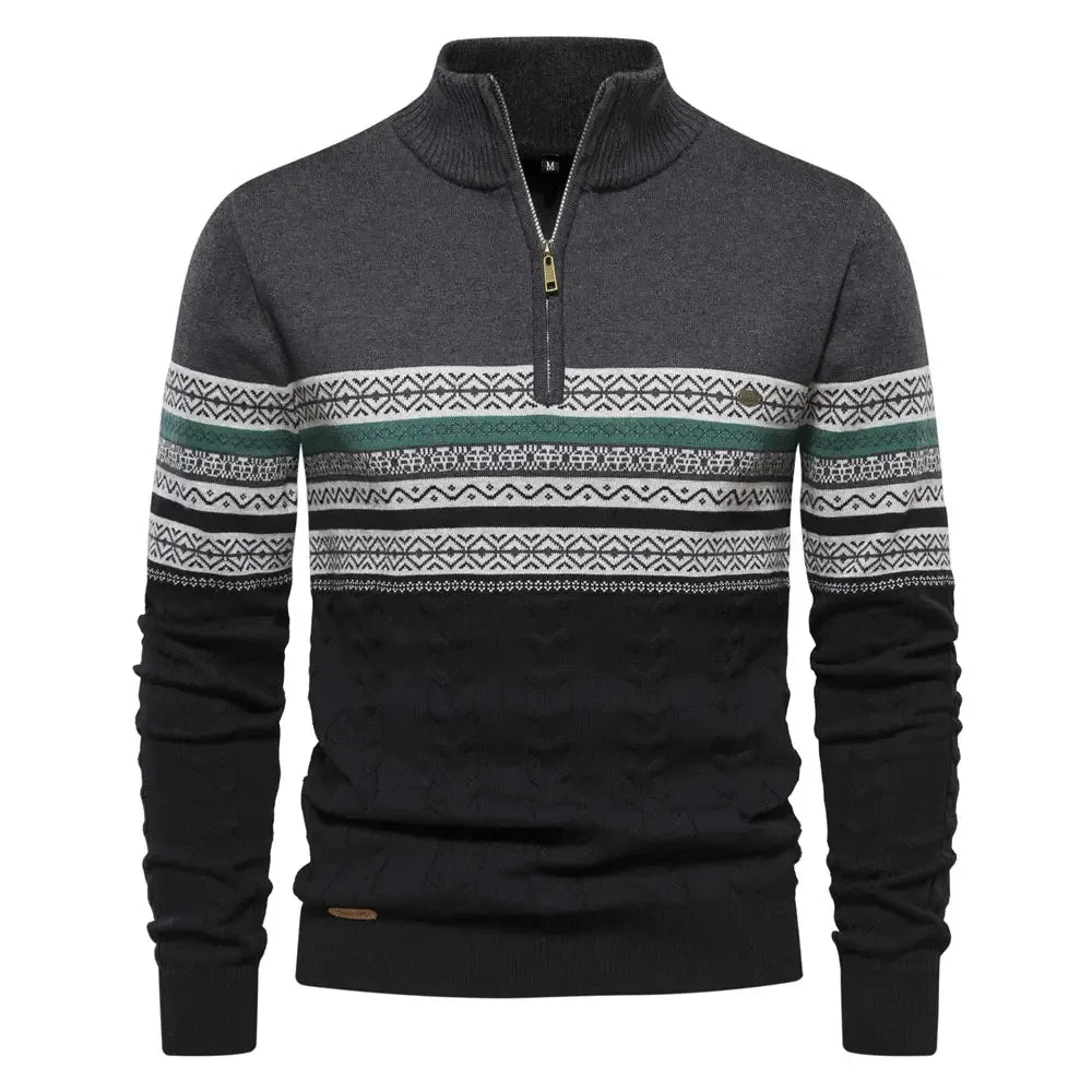 AIOPESON Men's High-quality Zipper Sweaters - ShopHub