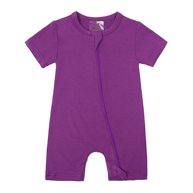 Kids Tales Little Breeze Bamboo-Blend Zip Baby Romper