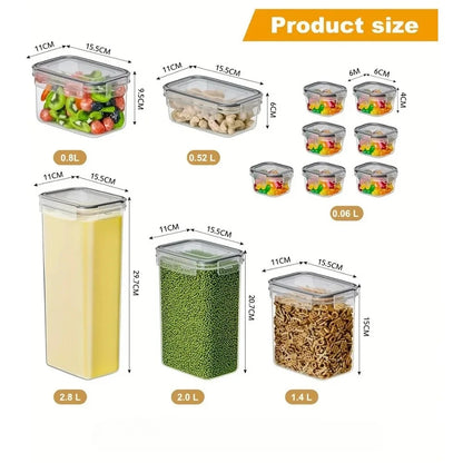 12PCS BPA-Free Airtight Food Containers with Lids