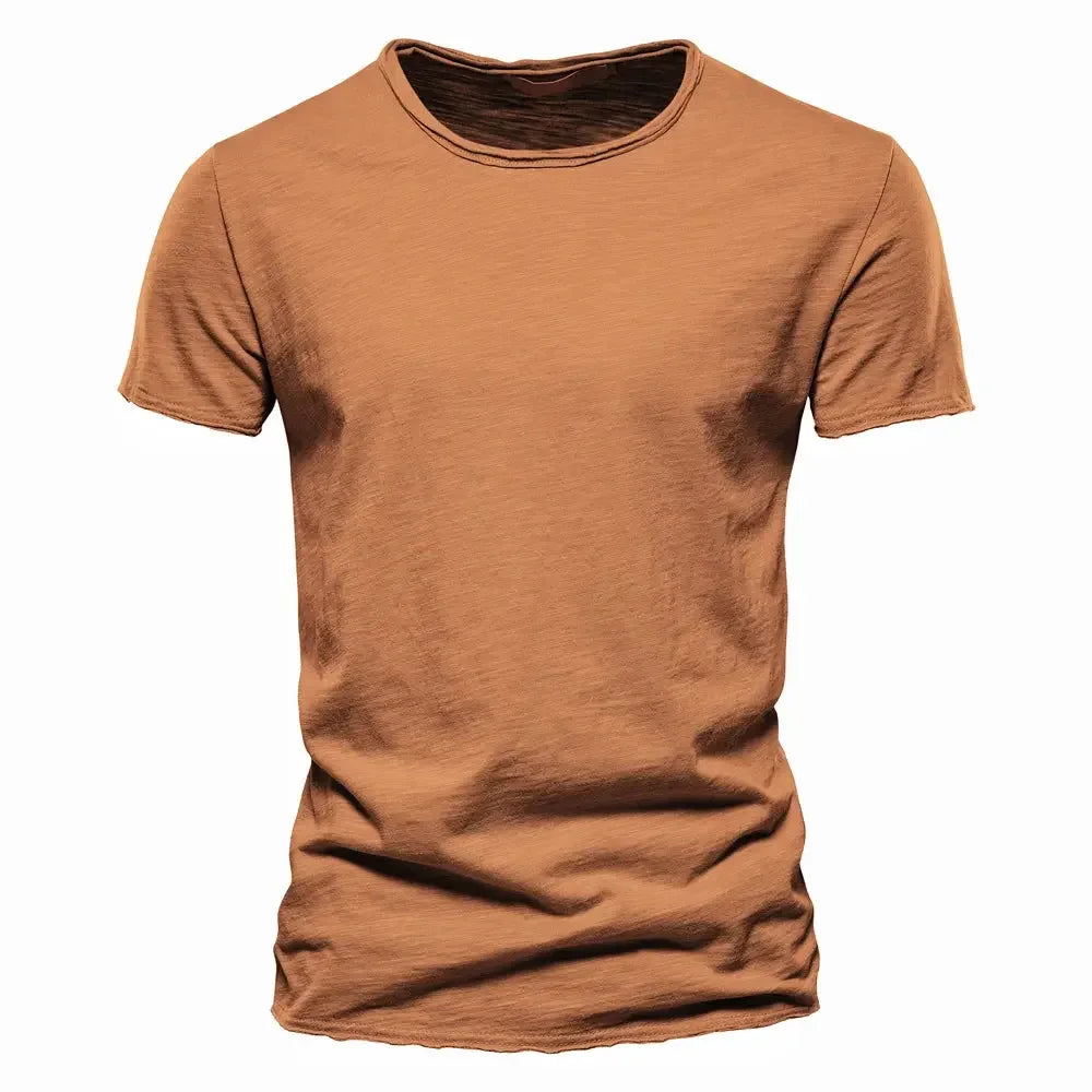 AIOPESON 100% Cotton Men's T-Shirts - ShopHub