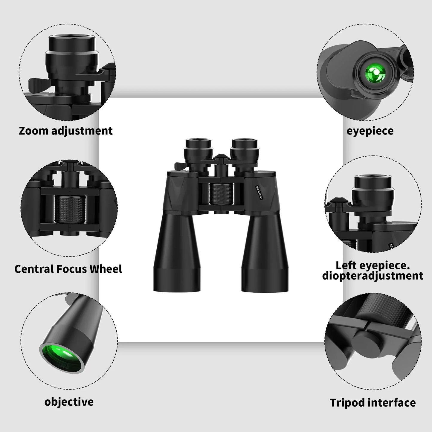 HD Binoculars With High Magnification Habicare