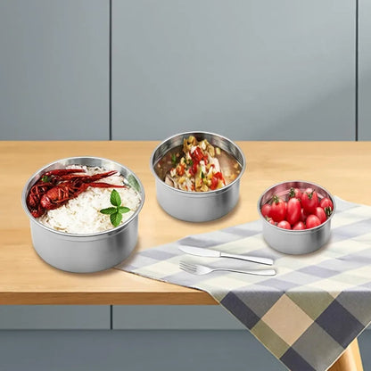 304 Stainless Steel Food Storage Container with Lid