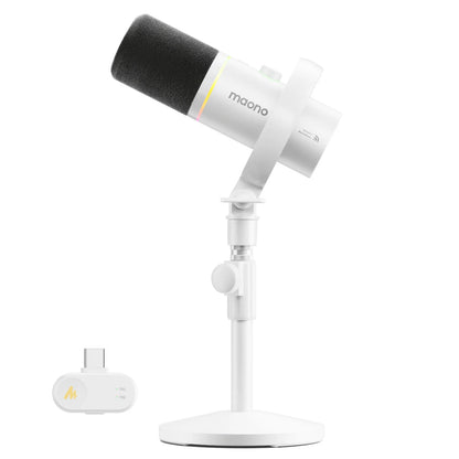 MAONO PD200W Hybrid Wireless Podcast Microphone
