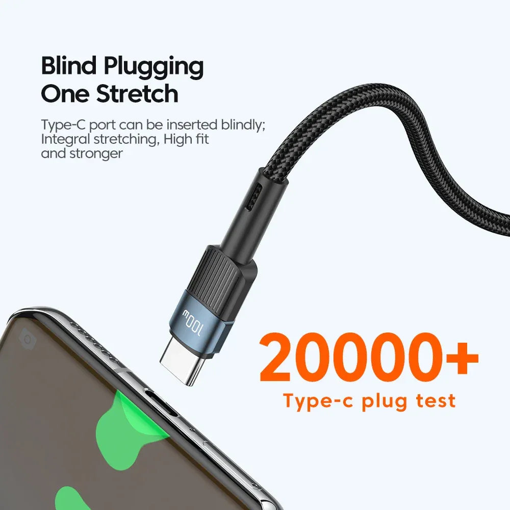 Essager 100W USB Type C to USB C Cable - ShopHub