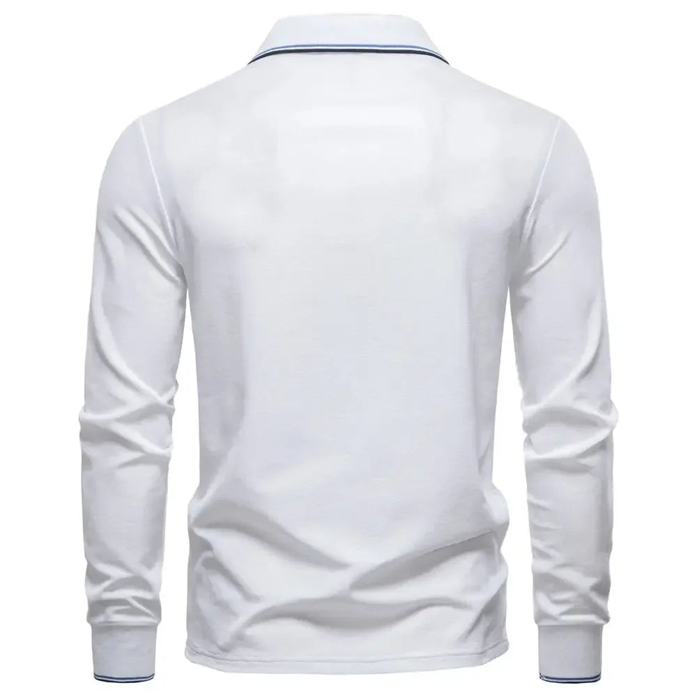 AIOPESON Men's Mock Neck Polo Shirts - ShopHub