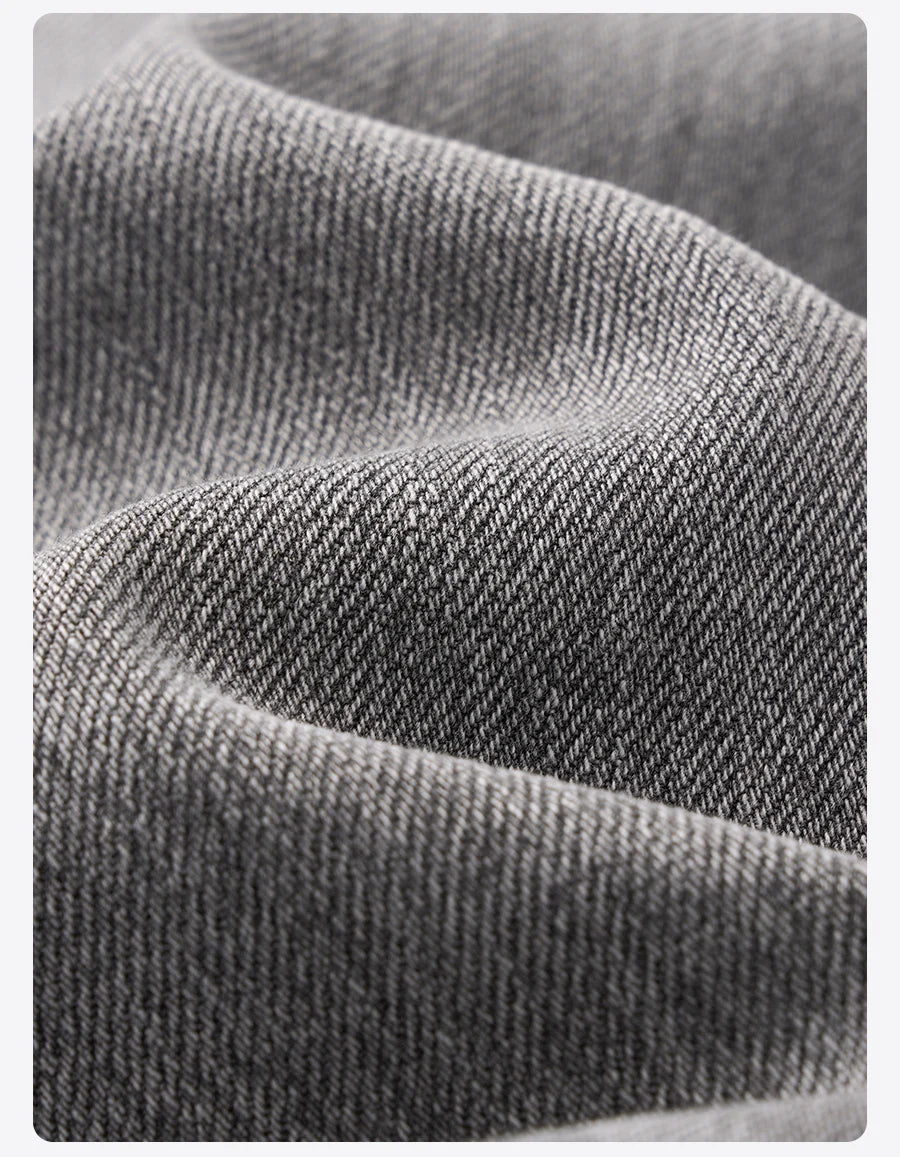 SIMWOOD【CT03/RS04】13.4OZ  Enzyme Washed Jeans Men 4-Way Stretch Denim Pants High Elastic