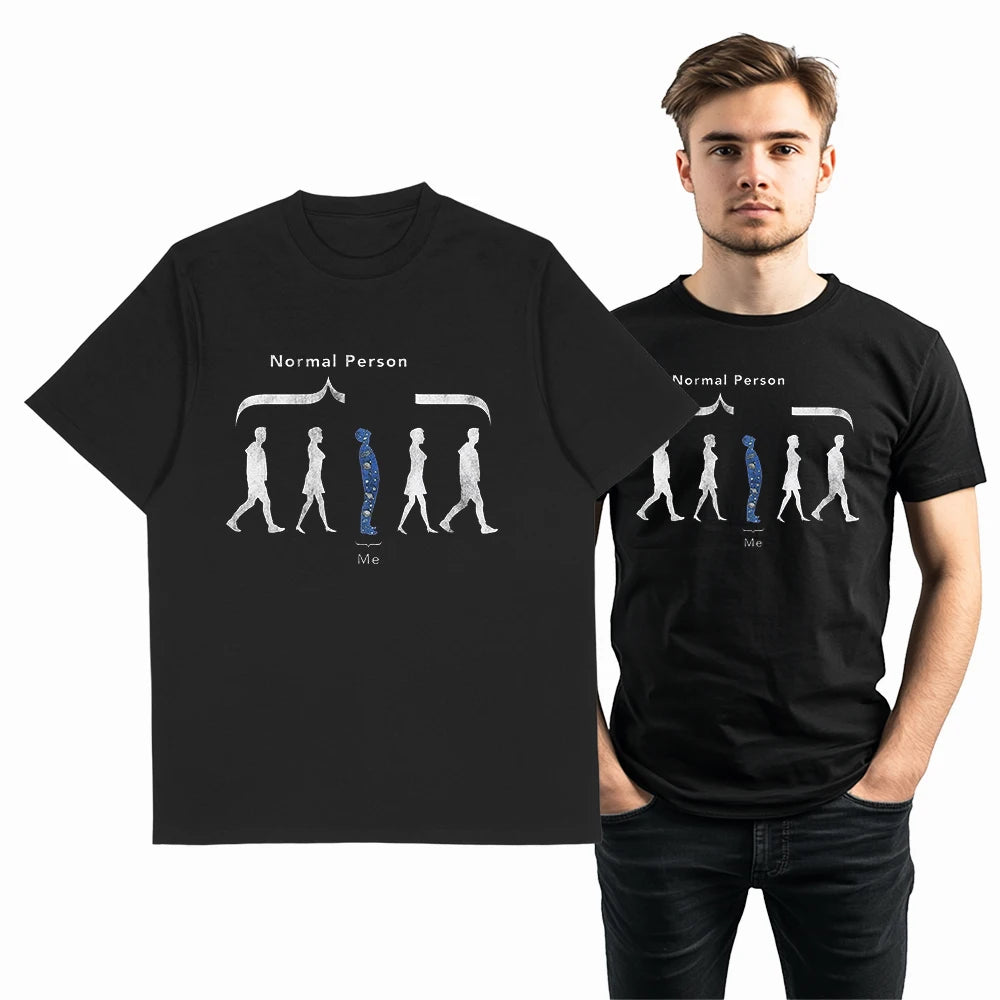 COOLMIND Normal Person Funny Graphic T-Shirt | Unisex