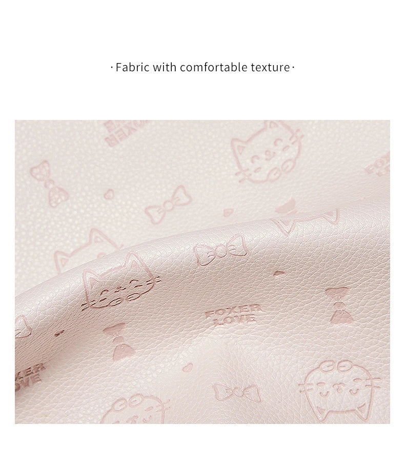FOXER Brand PVC Leather Backpack Cute Embossing 2026 New Design Large Capacity School Bag Women's Fashion Travel Bags