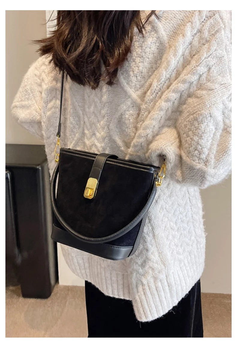 FOXER Crossbody Bucket Bag