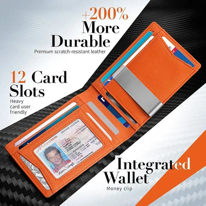 DIENQI Rfid Credit Card Holder Wallets Men Money Bag Purse Slim Thin Wallet for Men Small Short Purse Male Black Vallet Billfold