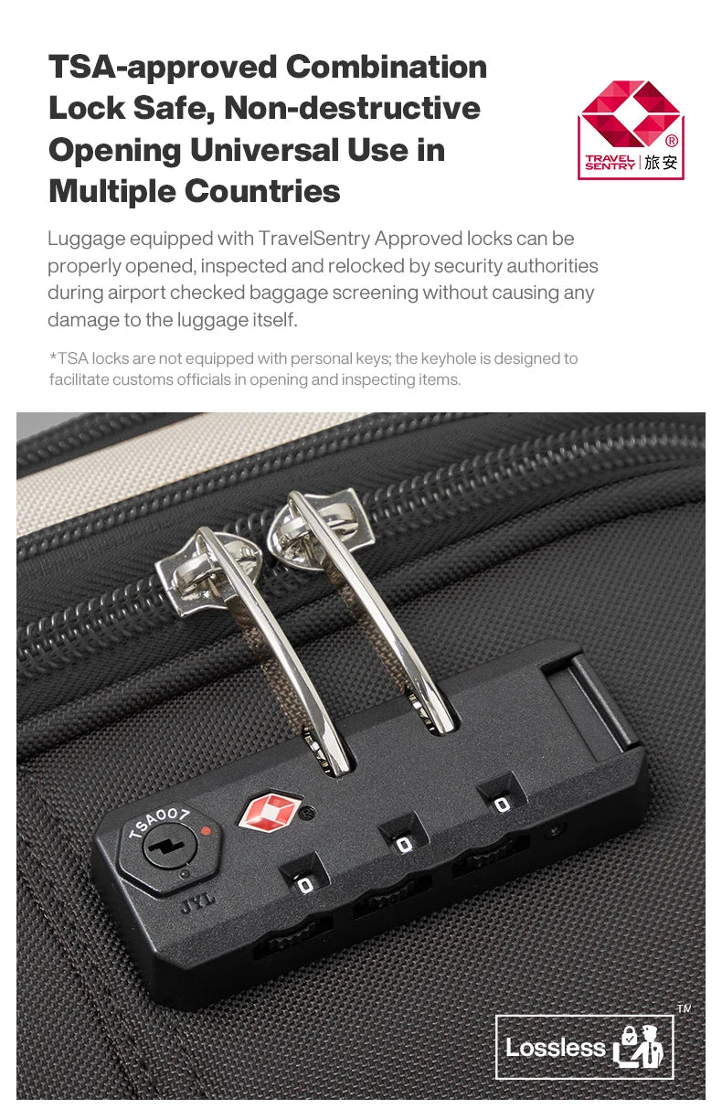 Mixi Compact 20-inch Carry-on Suitcase