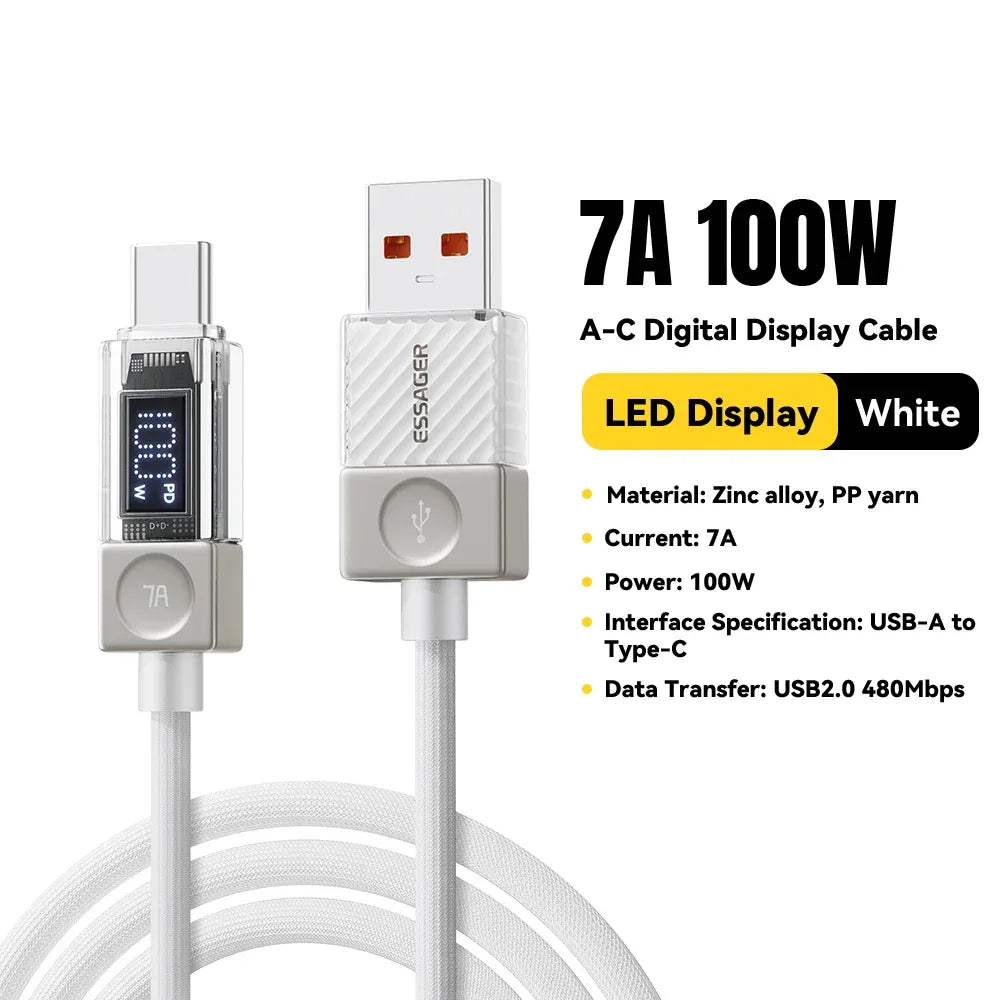 Essager 240W USB Type C Cable - ShopHub