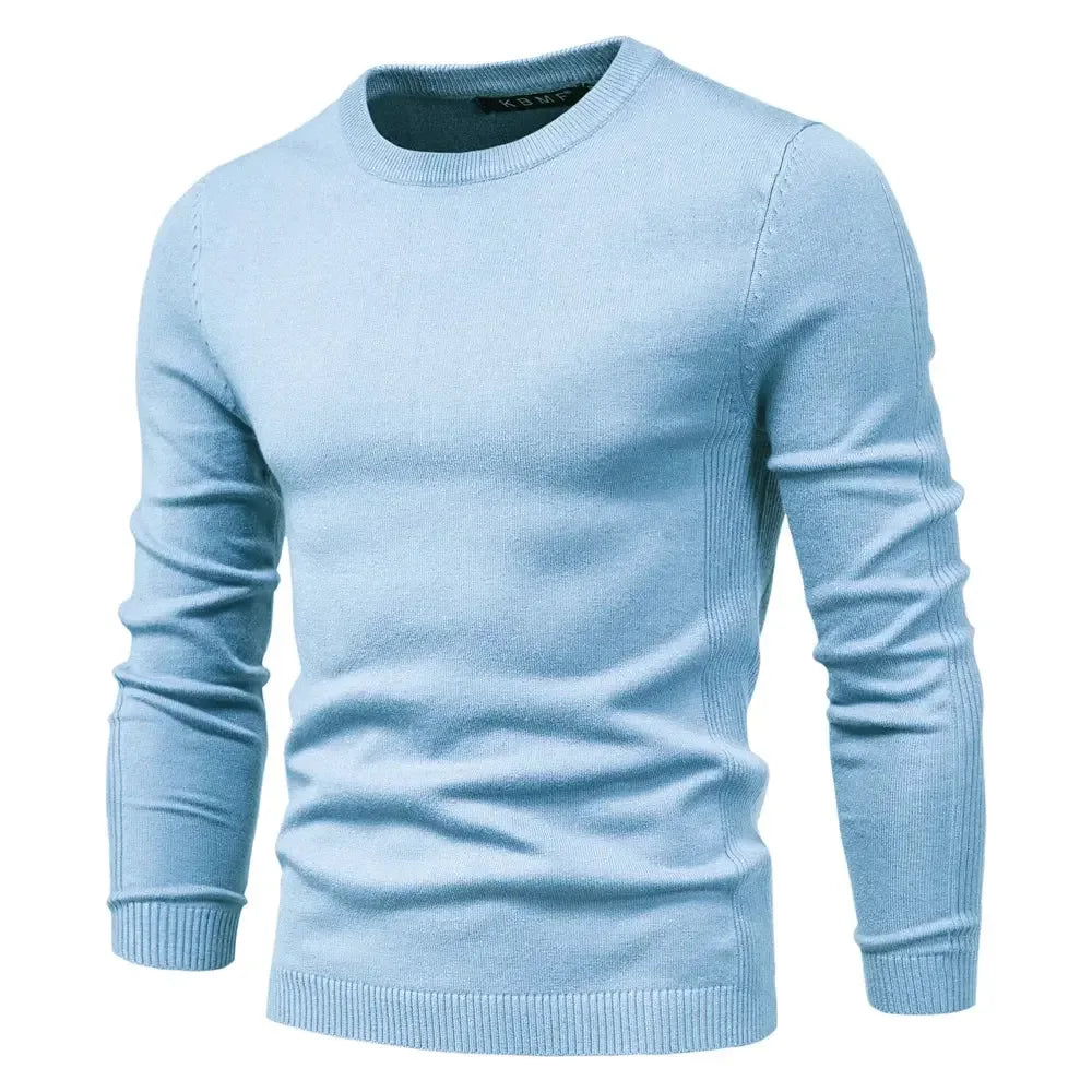 AIOPESON O-Neck Pullover Men's Sweaters - ShopHub