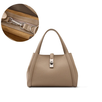 FOXER Brand Genuine Leather Women's Handbag 2026 Fashion Female Bucket Bag Luxury Design Shoulder Bag Versatile Crossbody Purse