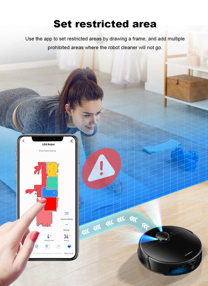 Liectroux M70 Pro Robot Vacuum Cleaner & Mop