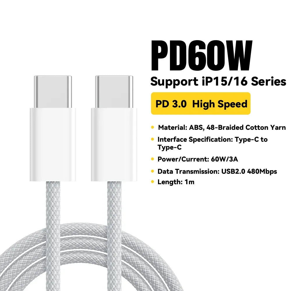 Essager 60W USB C Cable - ShopHub