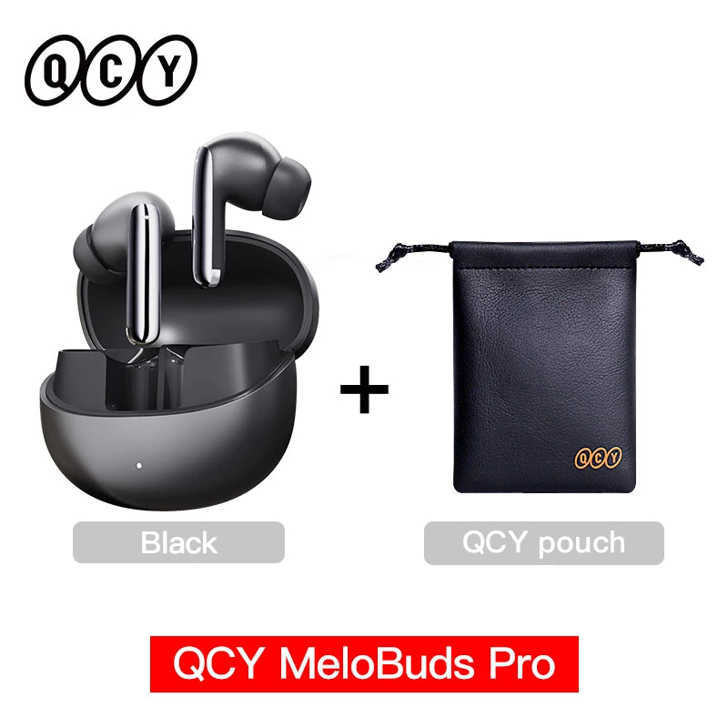 QCY MeloBuds Pro Earphones with 46dB ANC, Hi-Res LDAC, Bluetooth 5.3, 6 Mic Multipoint Connection, In-Ear Detection - ShopHub