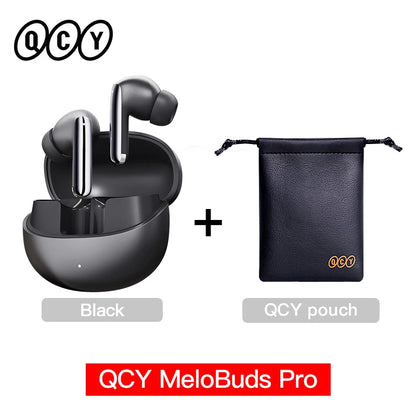 QCY MeloBuds Pro Earphones with 46dB ANC, Hi-Res LDAC, Bluetooth 5.3, 6 Mic Multipoint Connection, In-Ear Detection - ShopHub