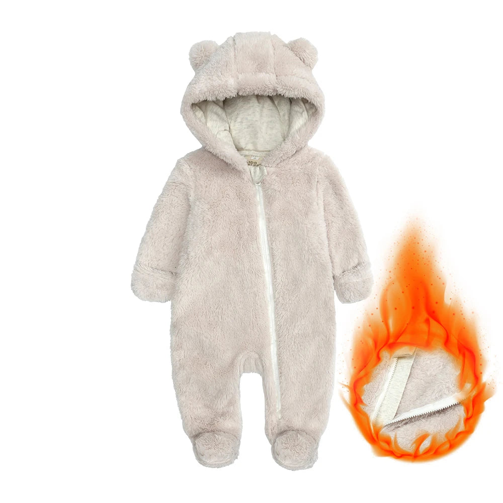 Kids Tales Little Cuddle Hooded Zip Baby Romper