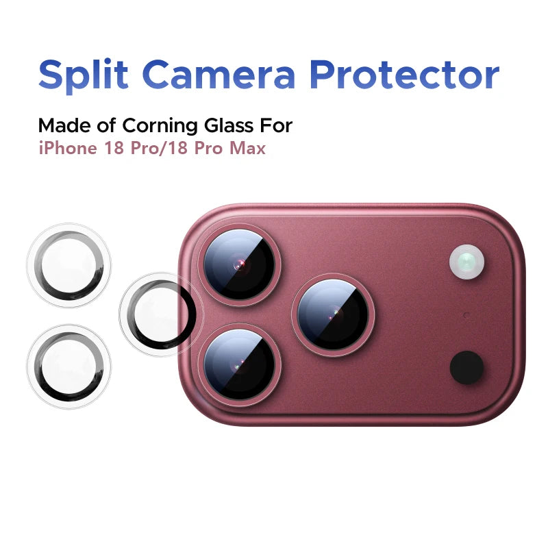 UGREEN Camera Lens Protector for iPhone 18 17 16 15 Pro Max Full Lens Glass for iPhone 18pro Protective Film
