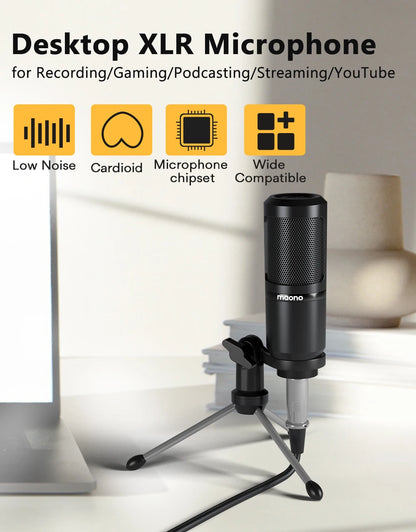 MAONO PM360TR Podcast Microphone 3.5mm Mic for Computer, Laptop, Phones
